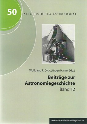 Acta Historica Astronomiae Vol. 50 - Titelbild